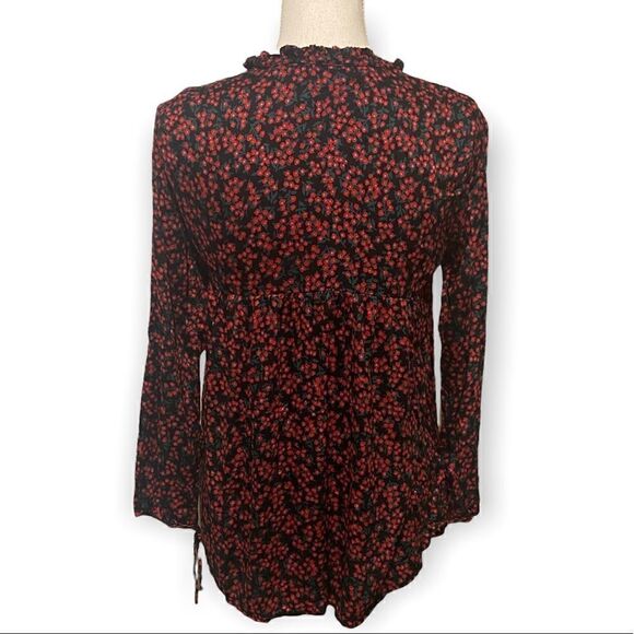 Velvet Graham & Spencer Peasant Floral Blouse - Picture 2 of 6